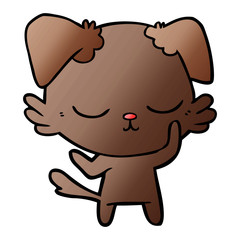 cute cartoon dog