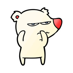 angry bear polar cartoon