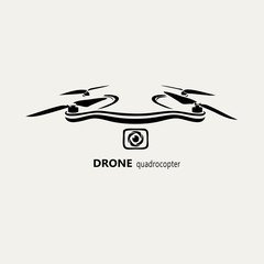 drone logo - obrazy, fototapety, plakaty