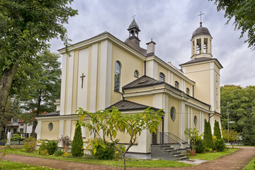 Catholic church in Wawer, Warsaw, Poland.