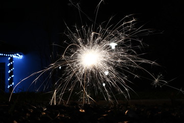 Feuerwerk zu Silvester