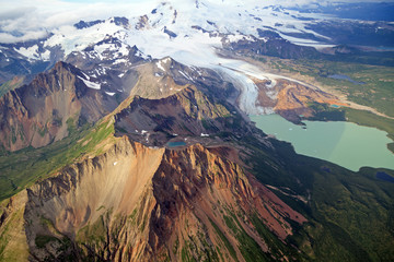 Flug über den Katmai National Park
