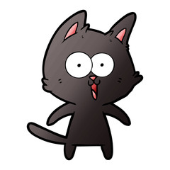 funny cartoon cat