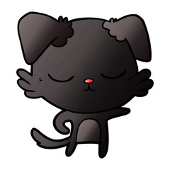 cute cartoon dog