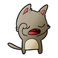 talking cat cartoon