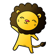 cartoon lion