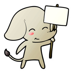 cute cartoon elephant