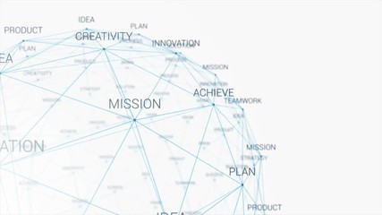 Business Words Loopable Rotation