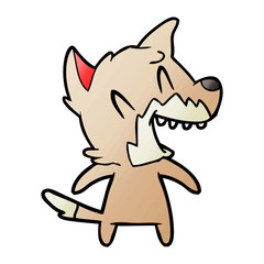 laughing fox cartoon