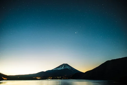 富士山と本栖湖 星空 Buy This Stock Photo And Explore Similar Images At Adobe Stock Adobe Stock