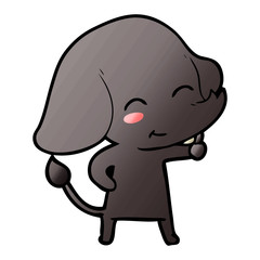 cute cartoon elephant