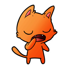talking cat cartoon