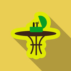 ring in box vector on the table