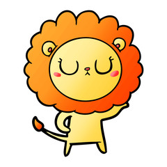 cartoon lion