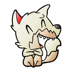 laughing fox cartoon