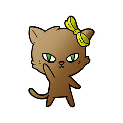 cute cartoon cat