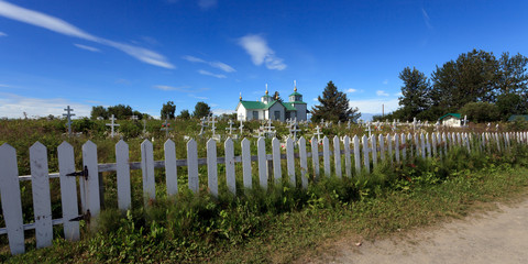 Fototapeta na wymiar Russisch-orthodoxe Kirche