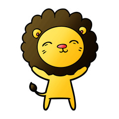 cartoon lion