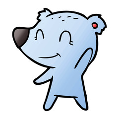 friendly bear cartoon