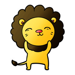 cartoon lion