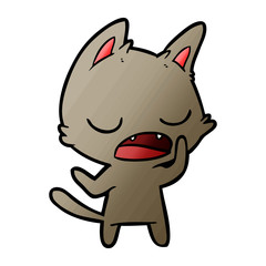 talking cat cartoon