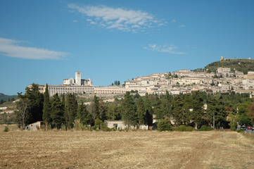 Umbria: panorama di Assisi