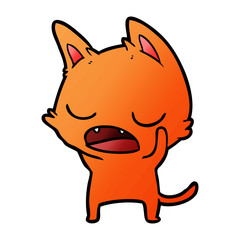 talking cat cartoon
