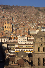 Naklejka premium City of La Paz - Bolivia