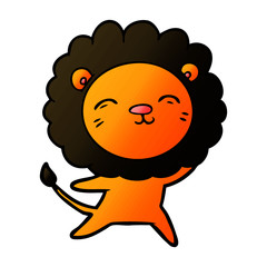 cartoon lion