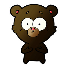 surprised bear cartoon