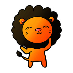 cartoon lion