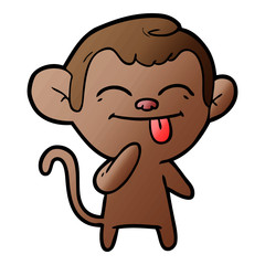 funny cartoon monkey