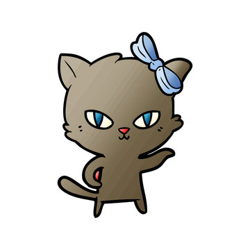 cute cartoon cat