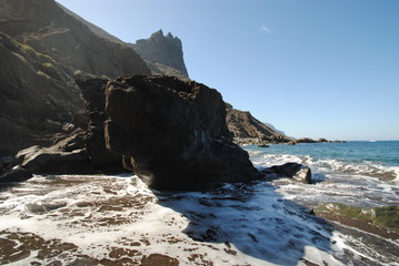 Felsen an der Nordküste Teneriffas