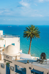 Sidi Bou Said near Tunis in Tunisia.