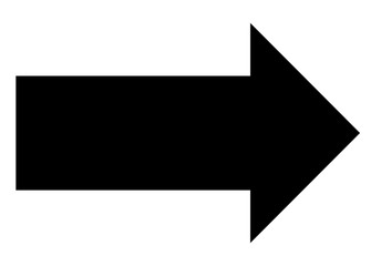 arrow icon on white background. arrow sign. black arrow symbol. flat style.