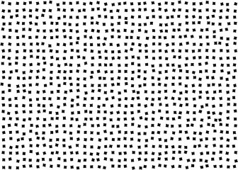 Square seamless pattern background. Quadratic geometric shape grunge dot