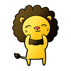 cartoon lion