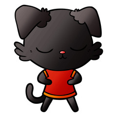 cute cartoon dog