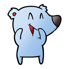 laughing bear cartoon
