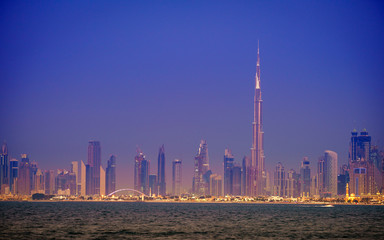 Obraz premium Dubai downtown skyline