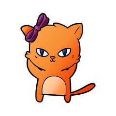 cute cartoon cat