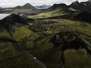 Vulkan in den Highlands