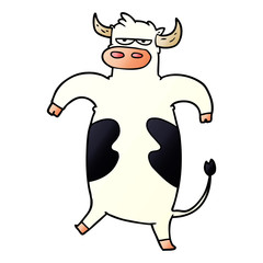 cartoon bull