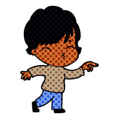 cartoon woman thinking