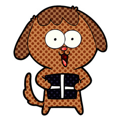cute cartoon dog
