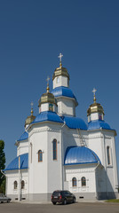 Orthodox Holy Protection church in Orlovschina, Dnepropetrovsk region, Ukraine.