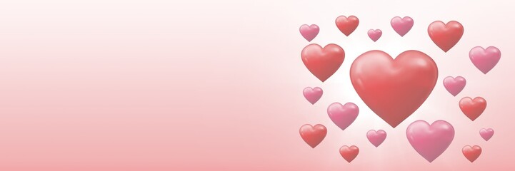 Bubbly Valentines hearts