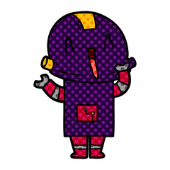 cartoon robot