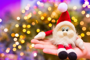 Boże Narodzenie, Wigilia, zabawka, Św. Mikołaj - obrazy, fototapety, plakaty